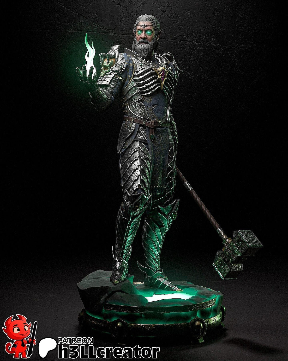 Ketheric Thorm Figure - Baldur's Gate 3 - resin miniature view 5