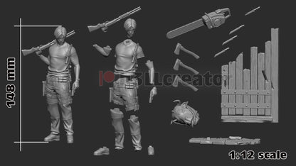 Leon Kennedy Residual Evil 4 Remake Figure - resin miniature view 8