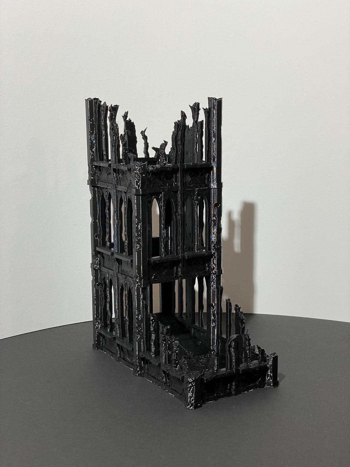 Ancient Gothic Ruin Dice Tower - resin miniature view 5