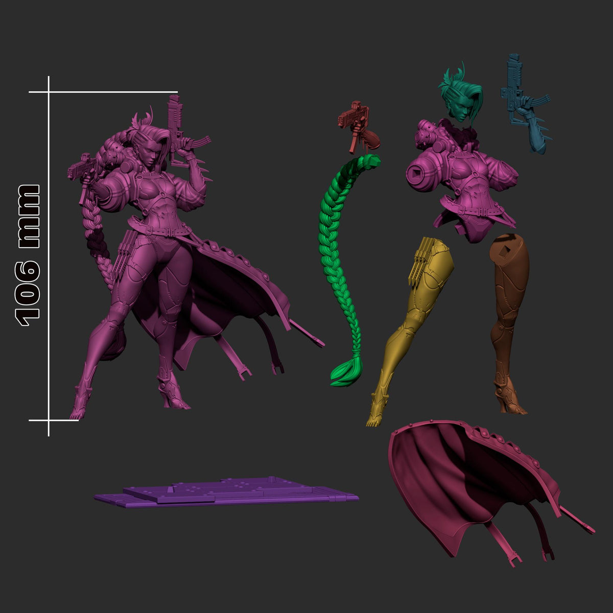 Rin Figure - resin miniature view 6