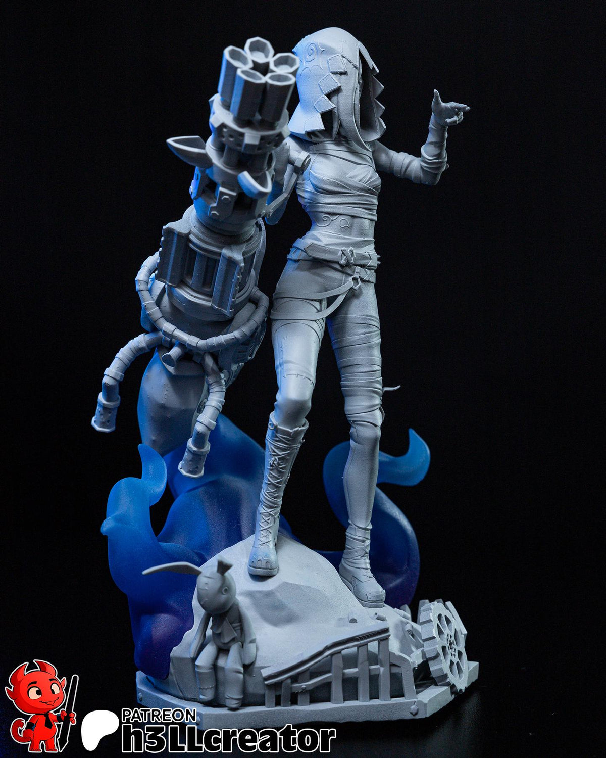 Jinx Figure - Arcane - resin miniature view 6