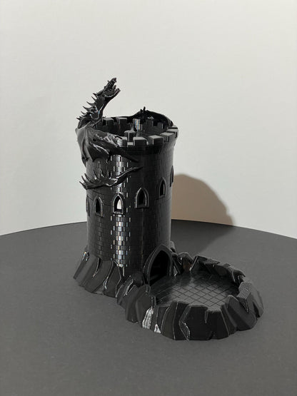 Dragon's Keep Dice Tower - resin miniature view 7