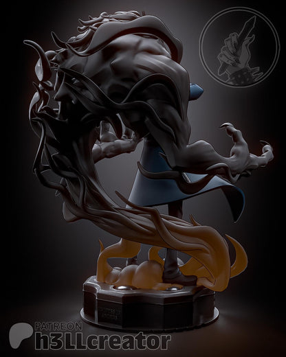 Percival de Rolo The Legend of Vox Machina Figure - 3D printed miniature detail view