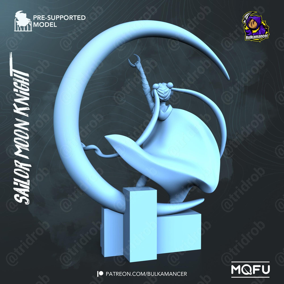 Sailor Moon Knight Figure - paintable tabletop miniature product view