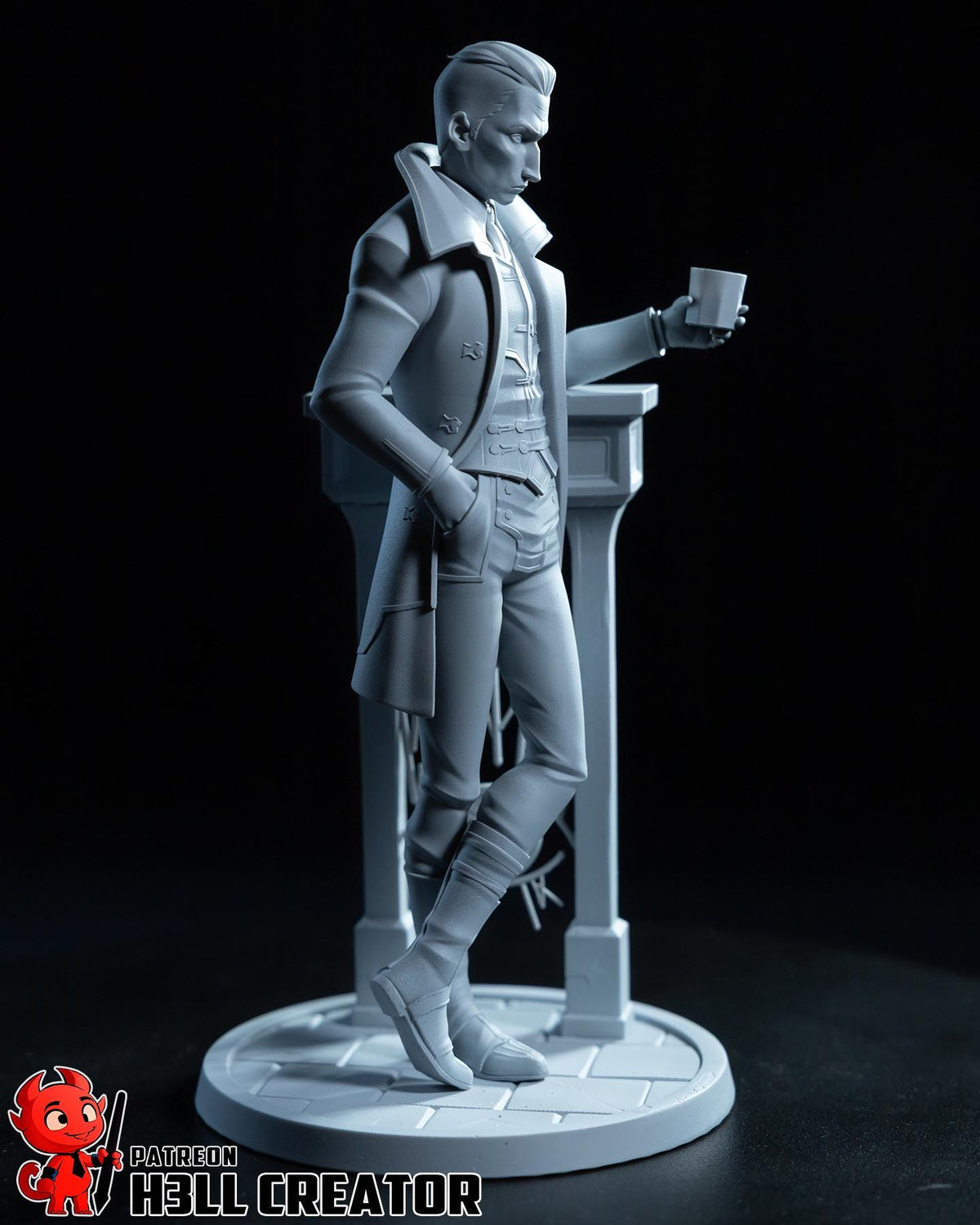 Silco Figure - Arcane - resin miniature view 6