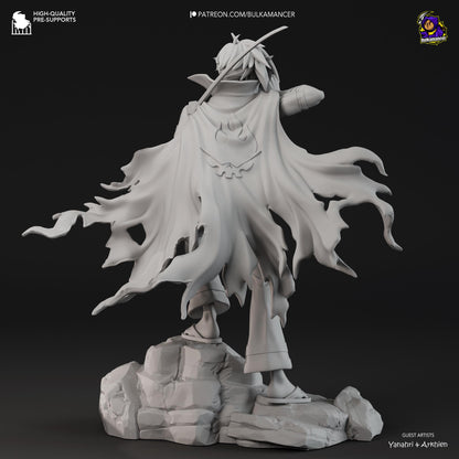 Kamina Gurren Lagann Figure - paintable tabletop miniature product view