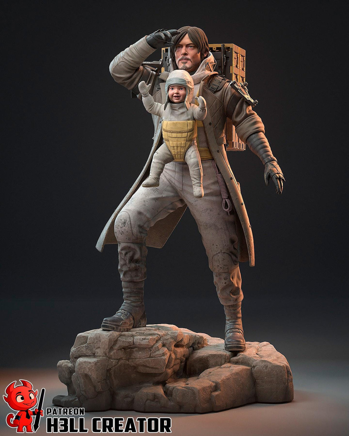 Sam Porter Bridges Death Stranding 2 Figure - resin miniature view 5