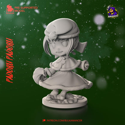 Padoru of Fate Fate Extra Chibi Figure - resin tabletop miniature front view