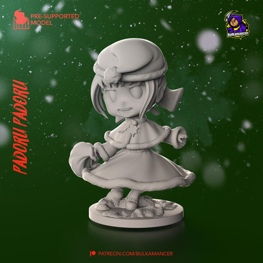Padoru of Fate Fate Extra Chibi Figure - resin tabletop miniature front view