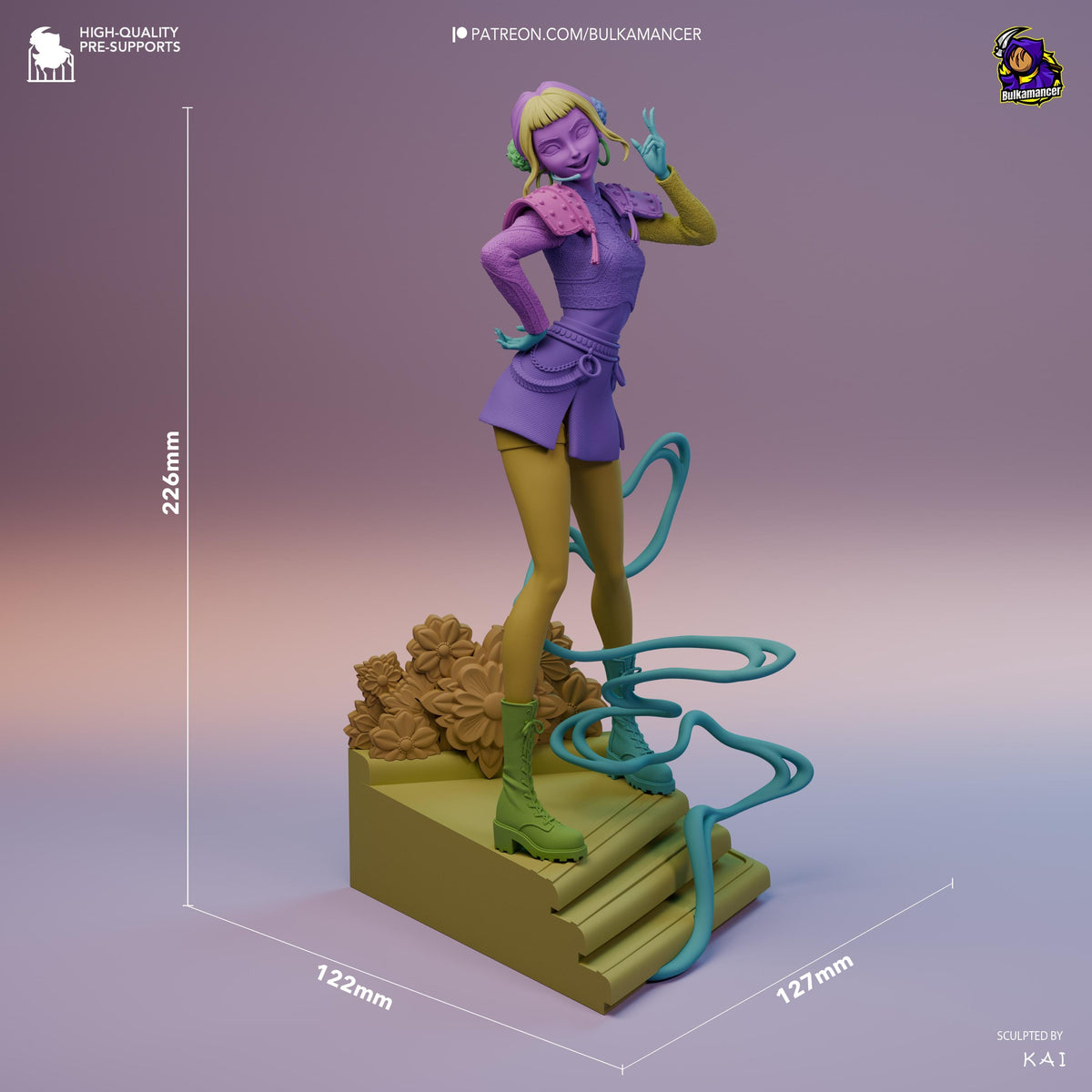 Zoey KPop Demon Hunters Figure - resin miniature view 8