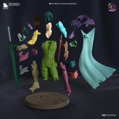 Clive Rosfield Figure - Final Fantasy XVI - resin miniature view 8