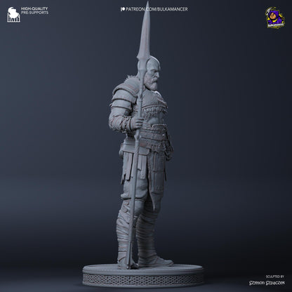 Kratos God of War Figure - resin miniature view 5