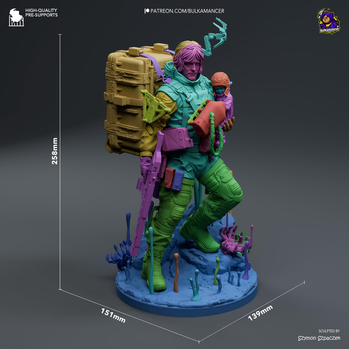 Sam Death Stranding 2 Figure - resin miniature view 8