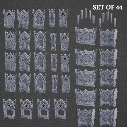 Terrain - 3D printed miniature detail view