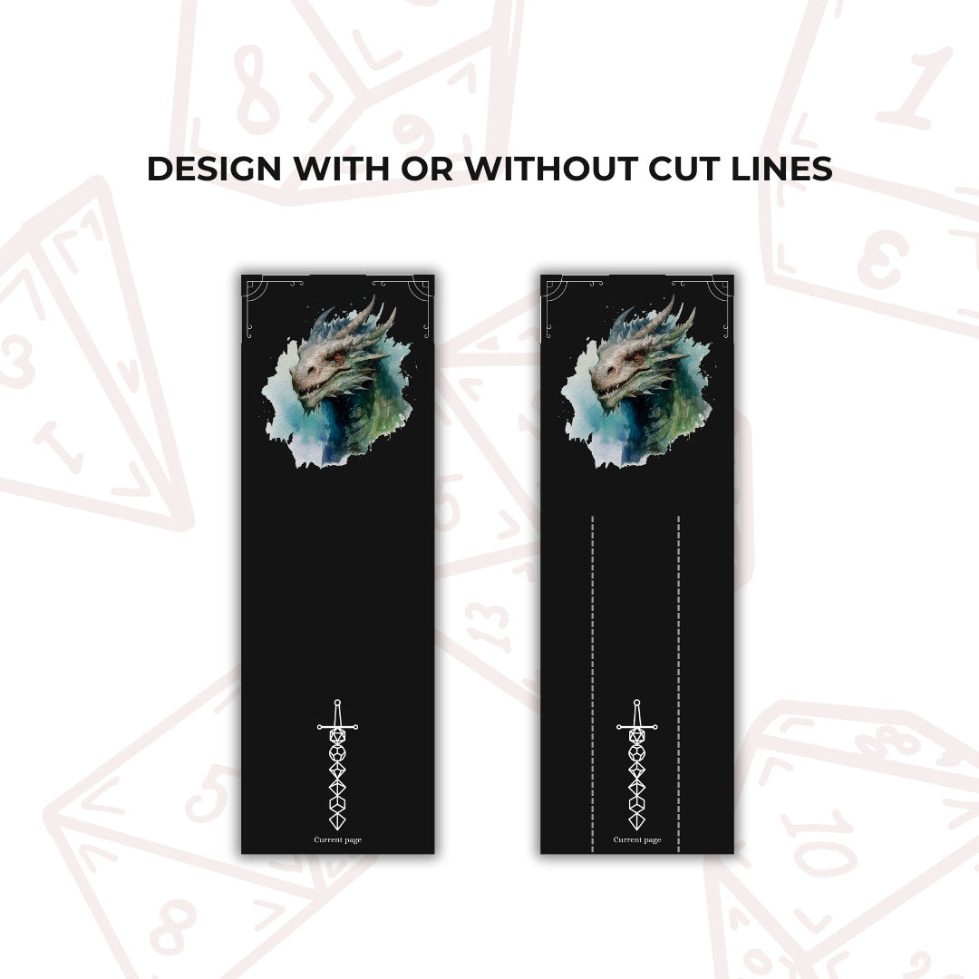Bookmarks - printable tabletop RPG resource preview