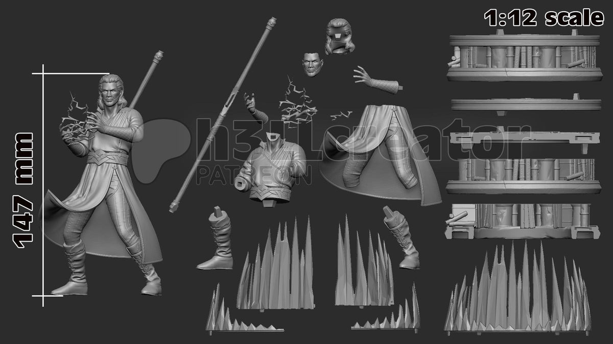 Gale Figure - Baldur's Gate 3 - resin miniature view 7