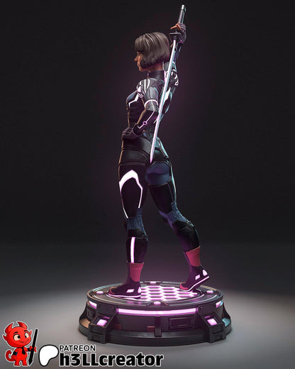 Mio Split Fiction Figure - paintable tabletop miniature product view