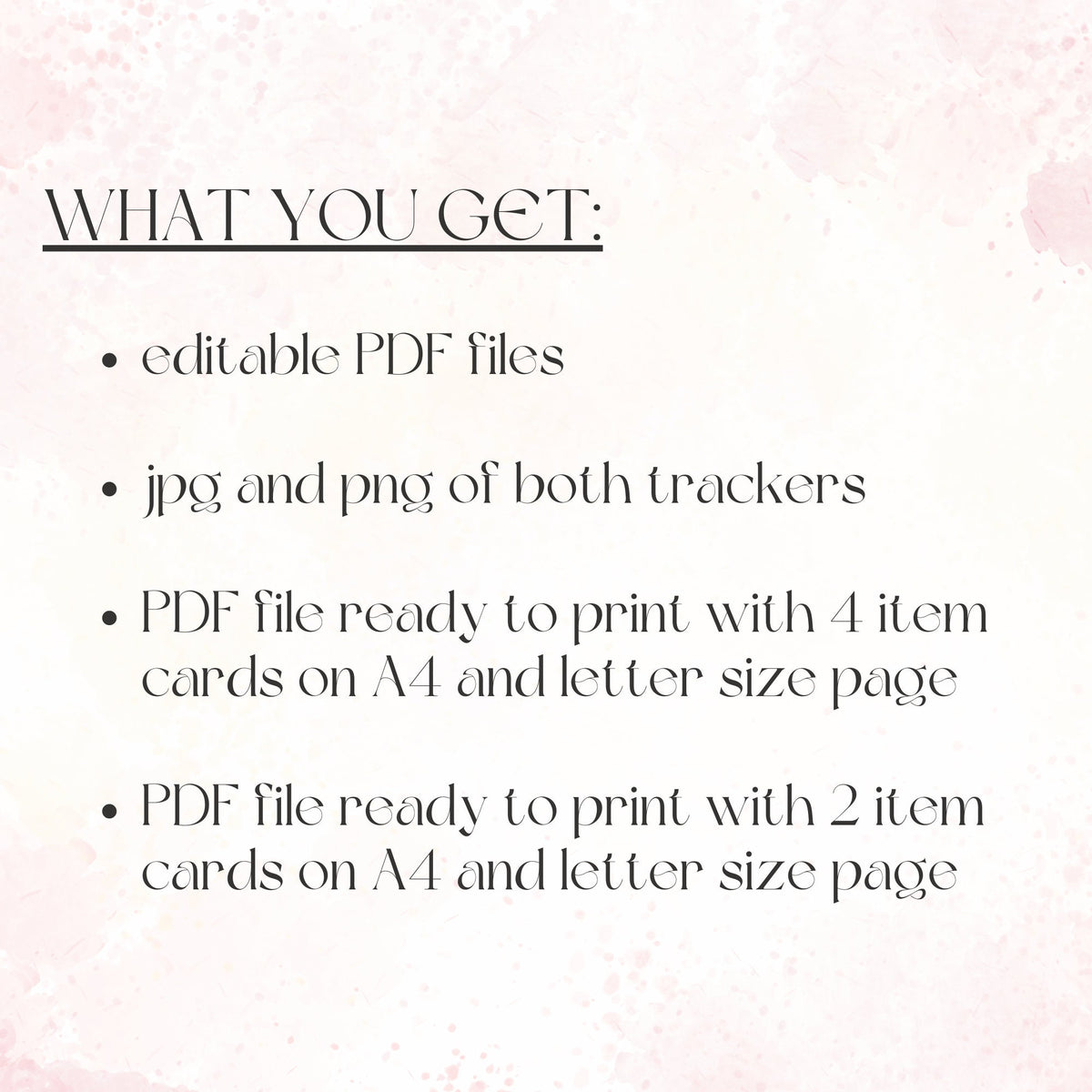 Fillable Item Cards - digital product alternate preview