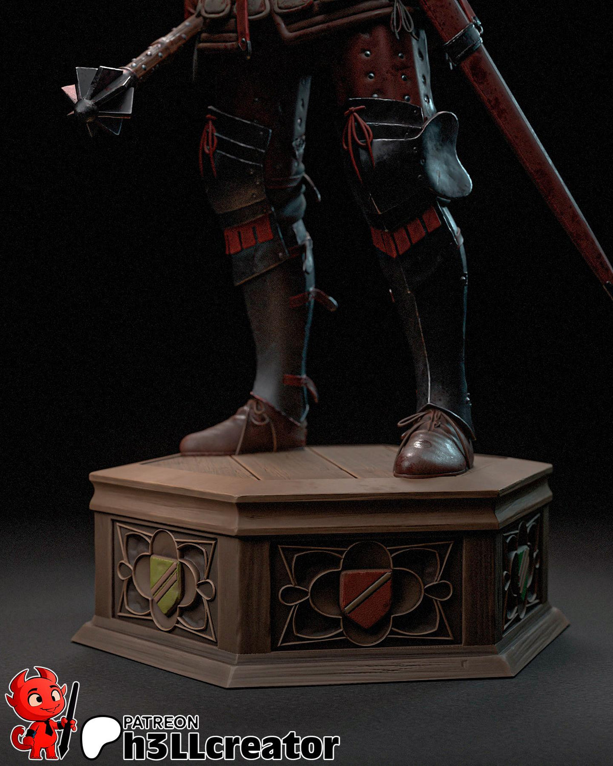 Jan Zizka Figure - Kingdom Come: Deliverance 2 - paintable tabletop miniature product view