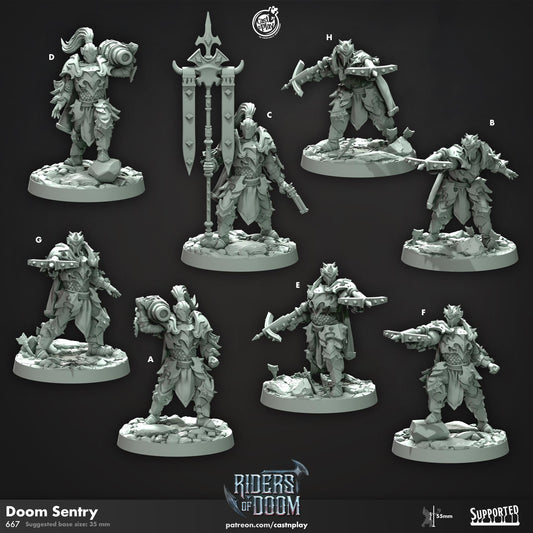 Ranger Miniature - resin tabletop miniature front view