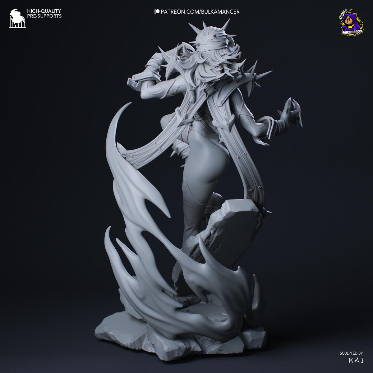 Malice Figure - Marvel Rivals - paintable tabletop miniature product view