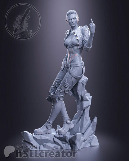 Jack Figure - Mass Effect - paintable tabletop miniature product view