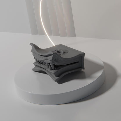 Mimic Book Miniature - resin tabletop miniature alternate angle