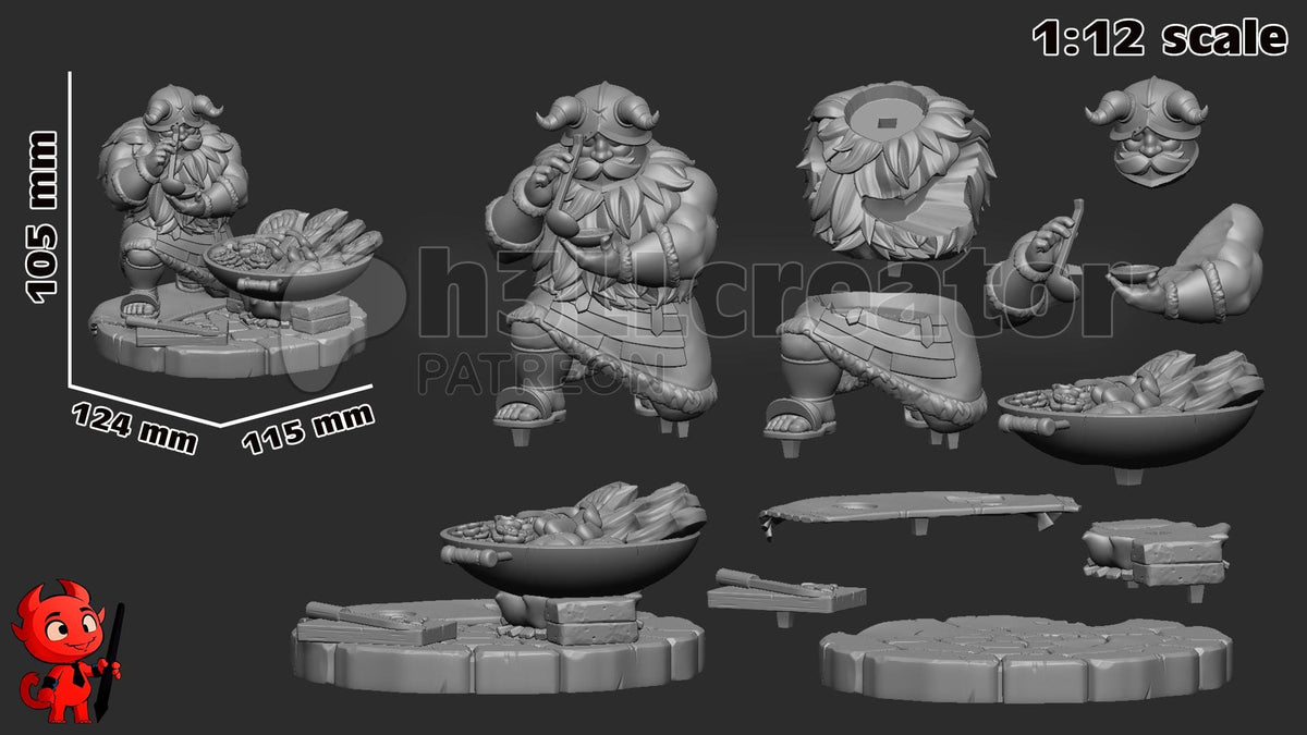 Senshi Figure - Delicious in Dungeon - resin miniature view 8