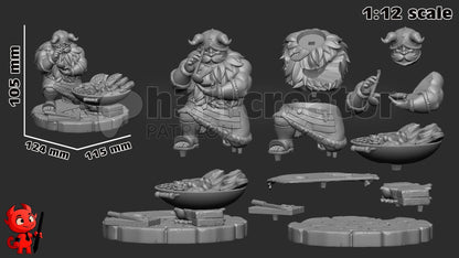 Senshi Figure - Delicious in Dungeon - resin miniature view 8