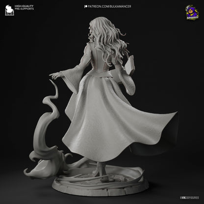 Triss Merigold The Witcher Figure - resin miniature view 5