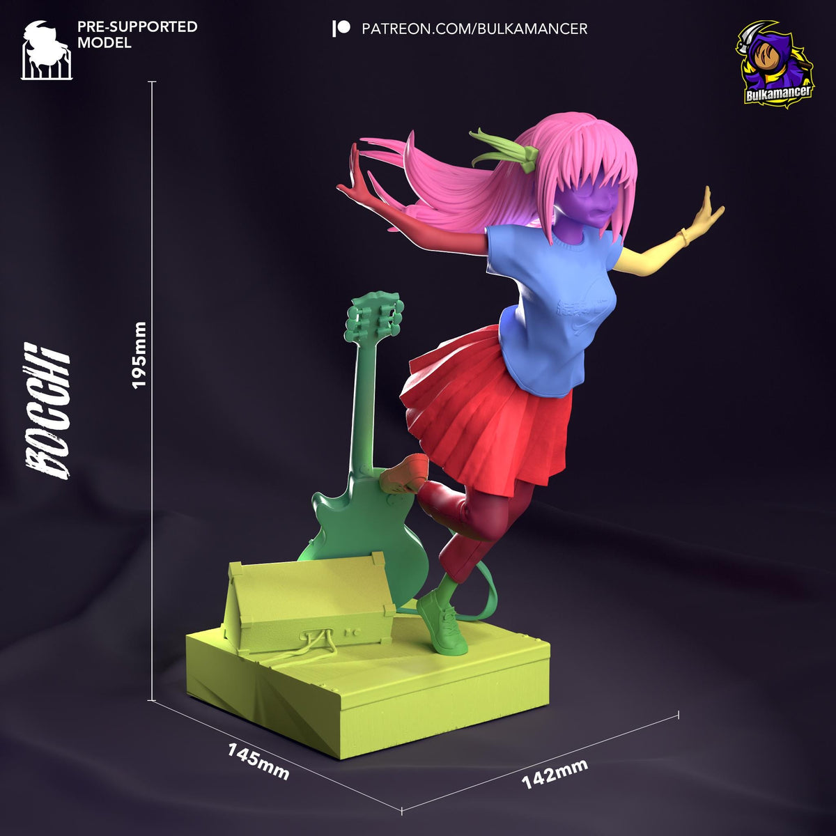 Hitori Gotoh Bocchi the Rock! Figure - resin miniature view 7