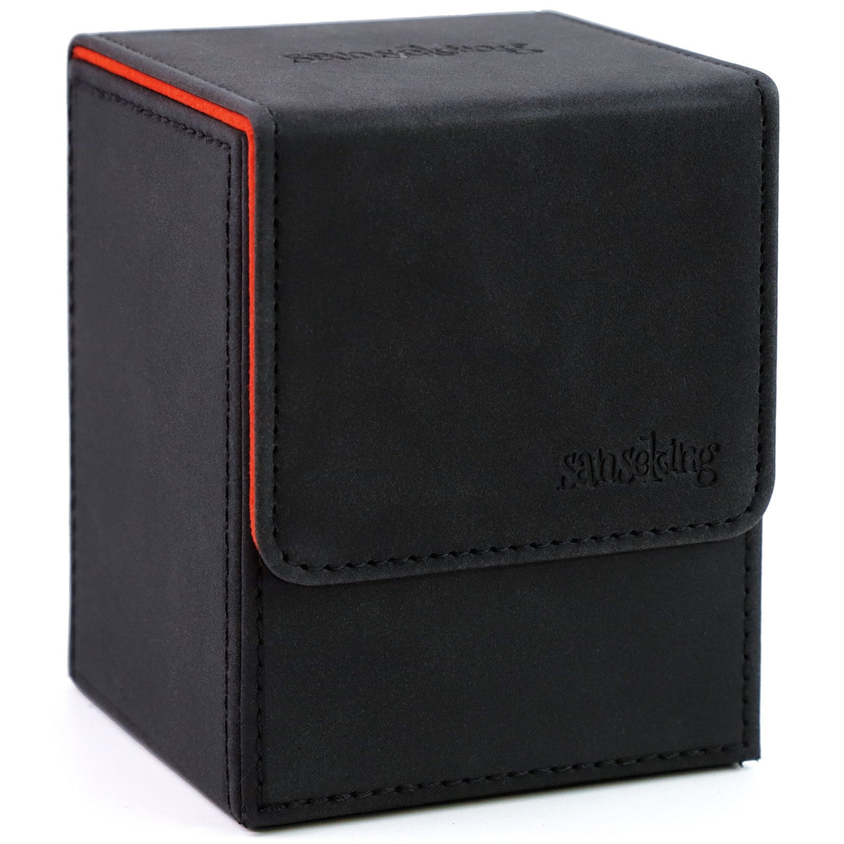 Sanseking Vertical PU Leather Deck Box 100+ - Black - official Sanseking product image
