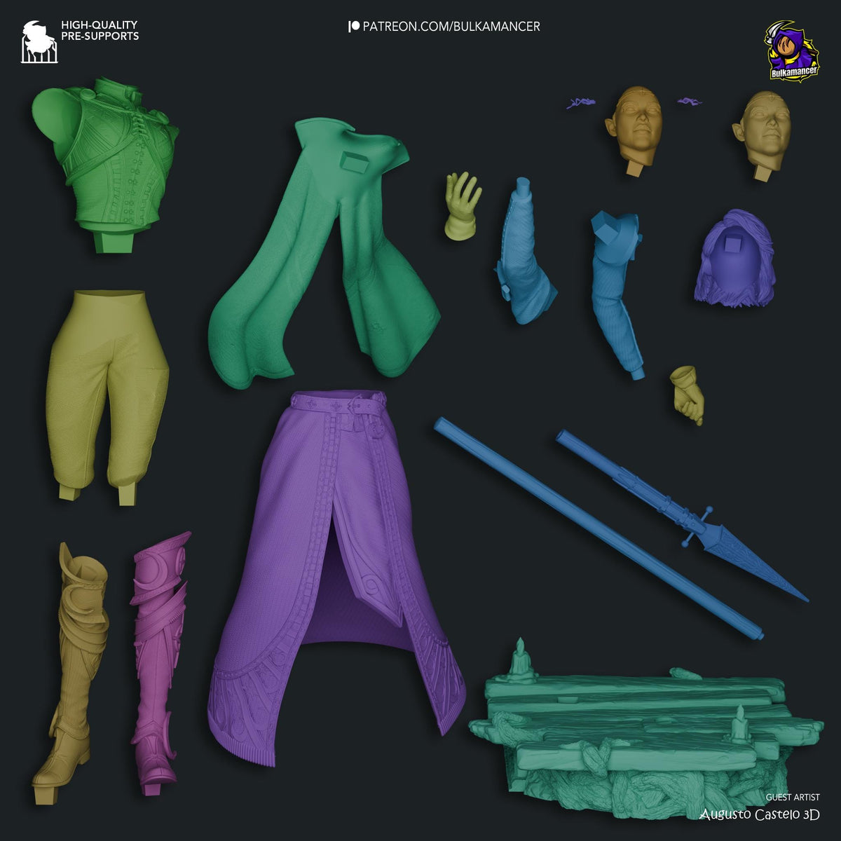 Isobel Figure - Baldur's Gate 3 - resin miniature view 8