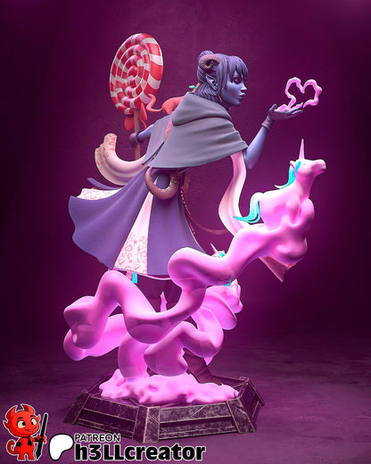 Jester Critical Role Figure - resin miniature view 6