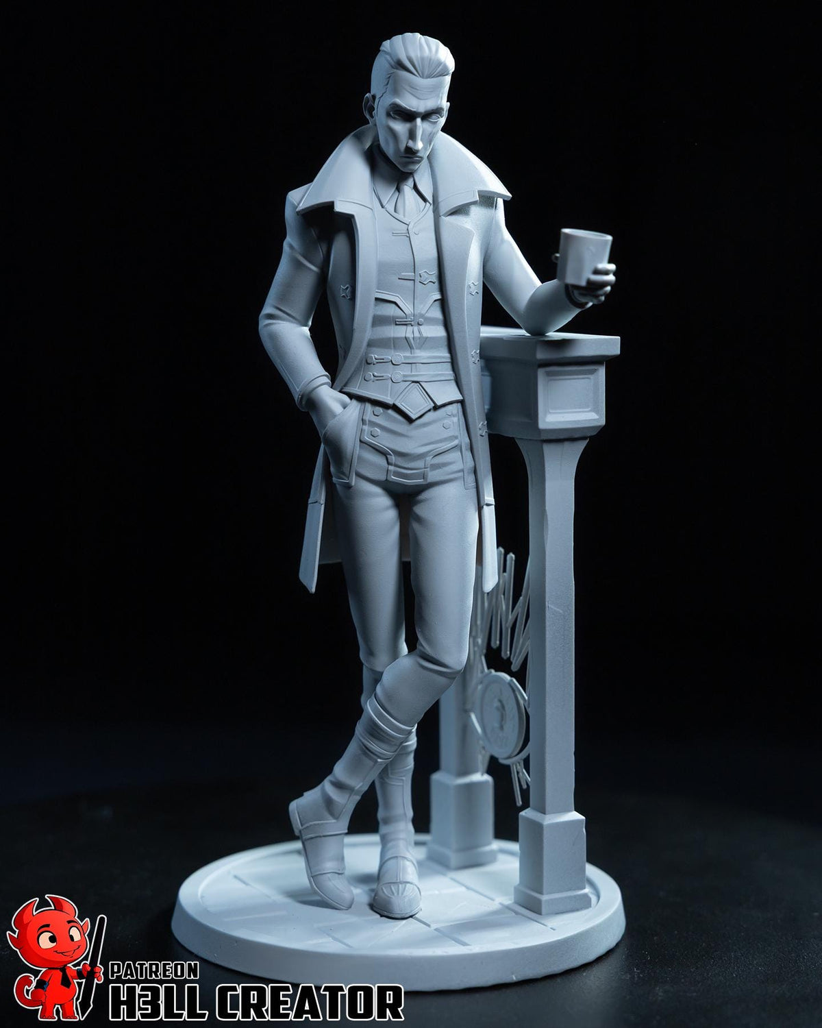 Silco Figure - Arcane - resin miniature view 5