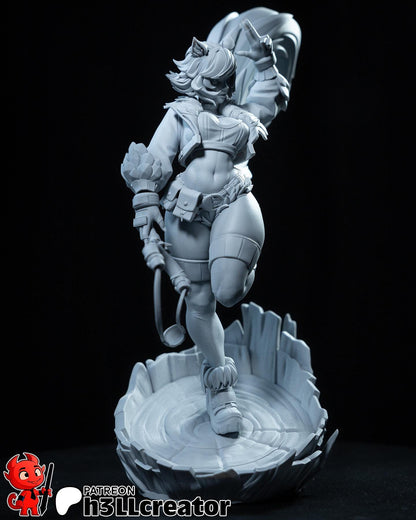 Squirrel Girl Figure - Marvel Rivals - resin miniature view 5