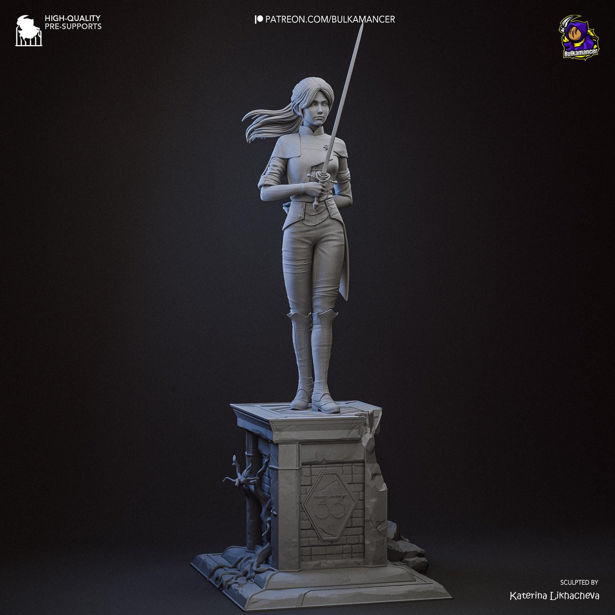 Maelle Figure - Clair Obscur: Expedition 33 - paintable tabletop miniature product view