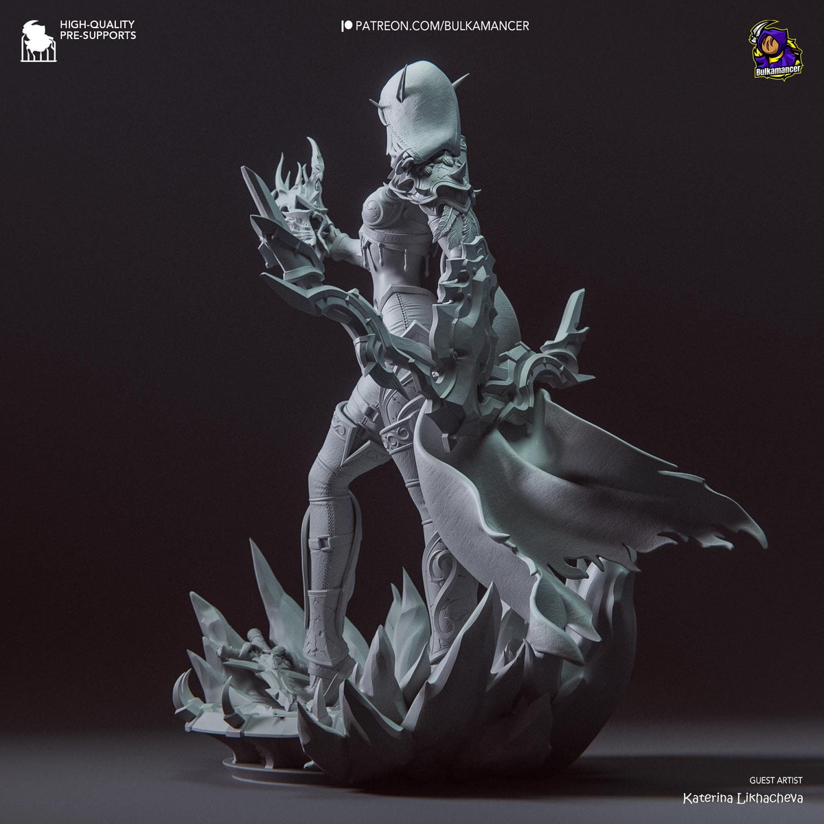 Sylvanas Windrunner Figure - World of Warcraft - resin miniature view 6