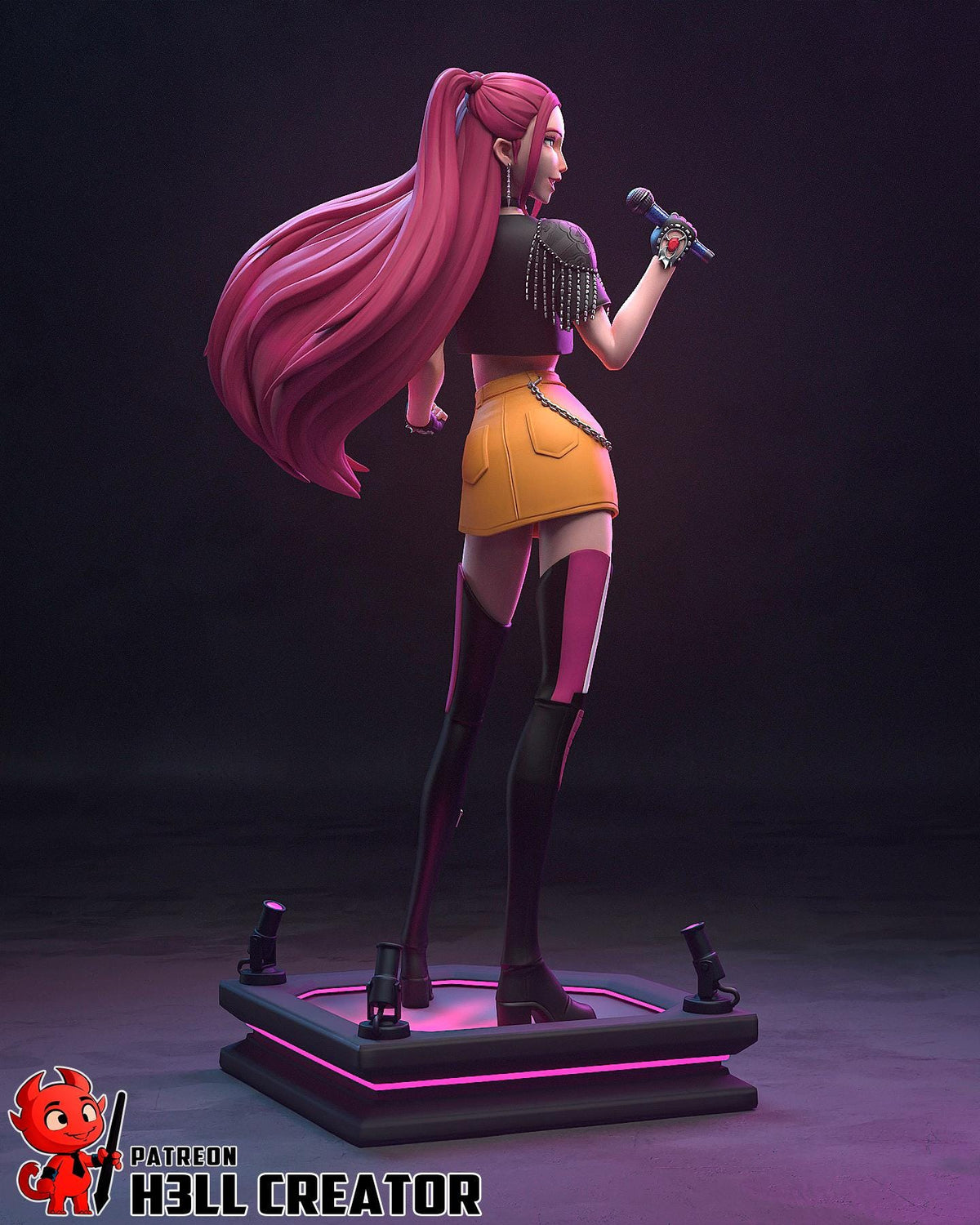 Mira KPop Demon Hunters Figure - resin miniature view 6