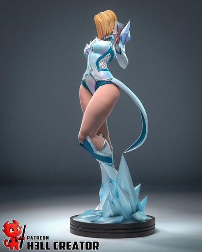 Emma Frost Figure - Marvel Rivals - paintable tabletop miniature product view