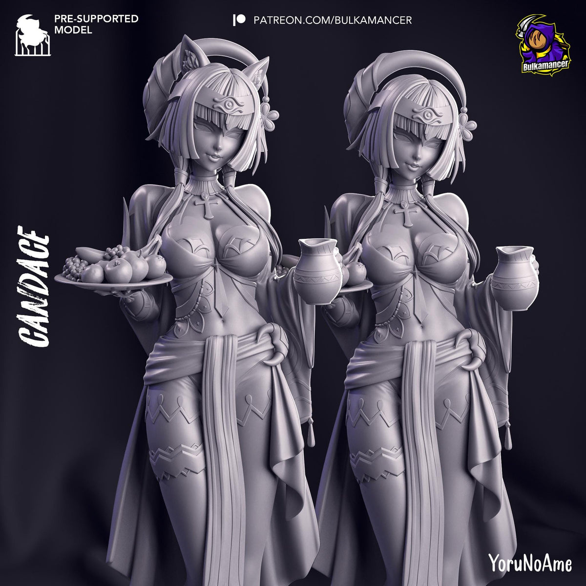 Candace Figure - Genshin Impact - 3D printed miniature detail view