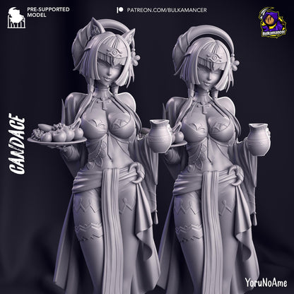 Candace Figure - Genshin Impact - 3D printed miniature detail view
