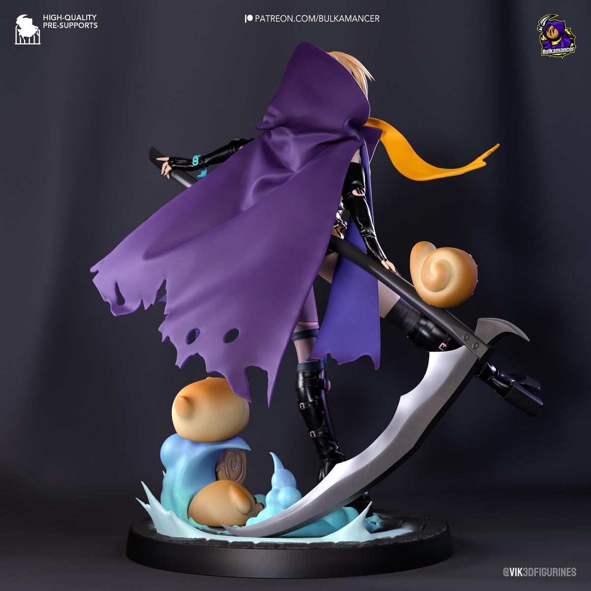 Bulka Crustreaper Unbreadable Figure - 3D printed miniature detail view