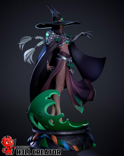 Hecate 2 Figure - Hades - 3D printed miniature detail view
