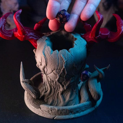 Skull Shrine Dice Tower - paintable tabletop miniature product view