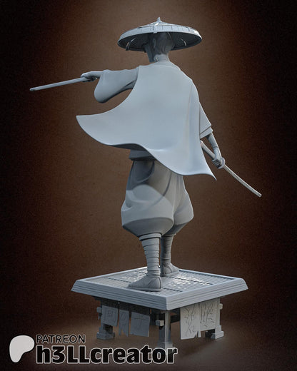 Mizu Blue Eye Samurai Figure - resin miniature view 7