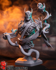 Vecna Dunegons & Dragons Bust - resin tabletop miniature front view