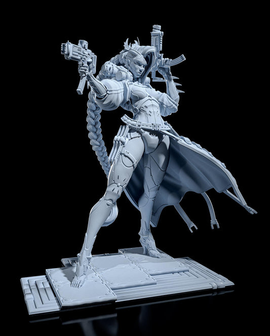 Rin Figure - resin tabletop miniature alternate angle
