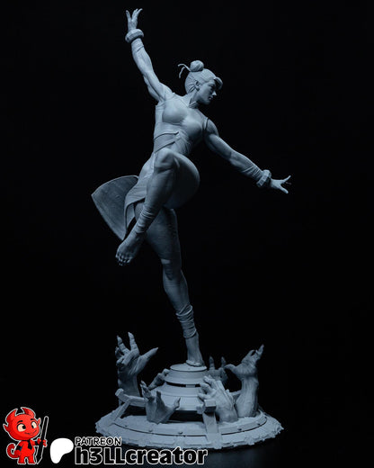 Chun Li Figure - Street Fighter - resin miniature view 5