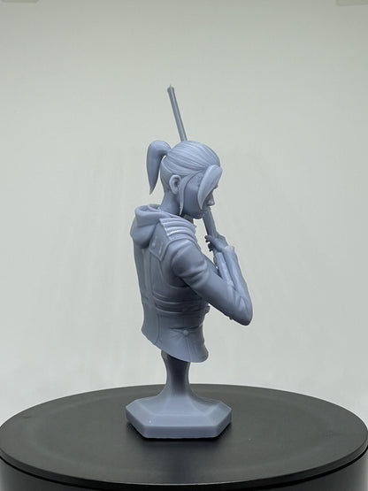 Caitlyn Bust - Arcane - resin miniature view 6
